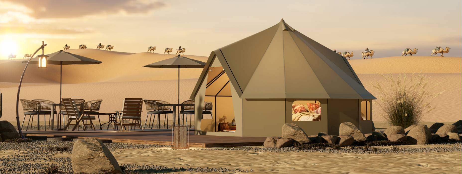 星子县露营酒店帐篷产品